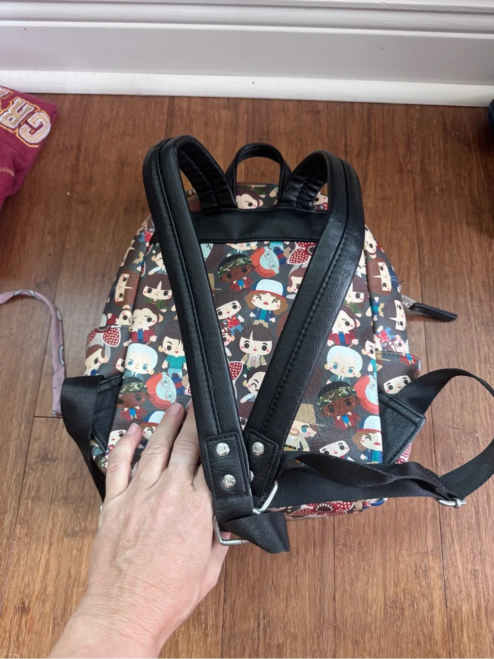Kids Stranger Things Print Mini Backpack